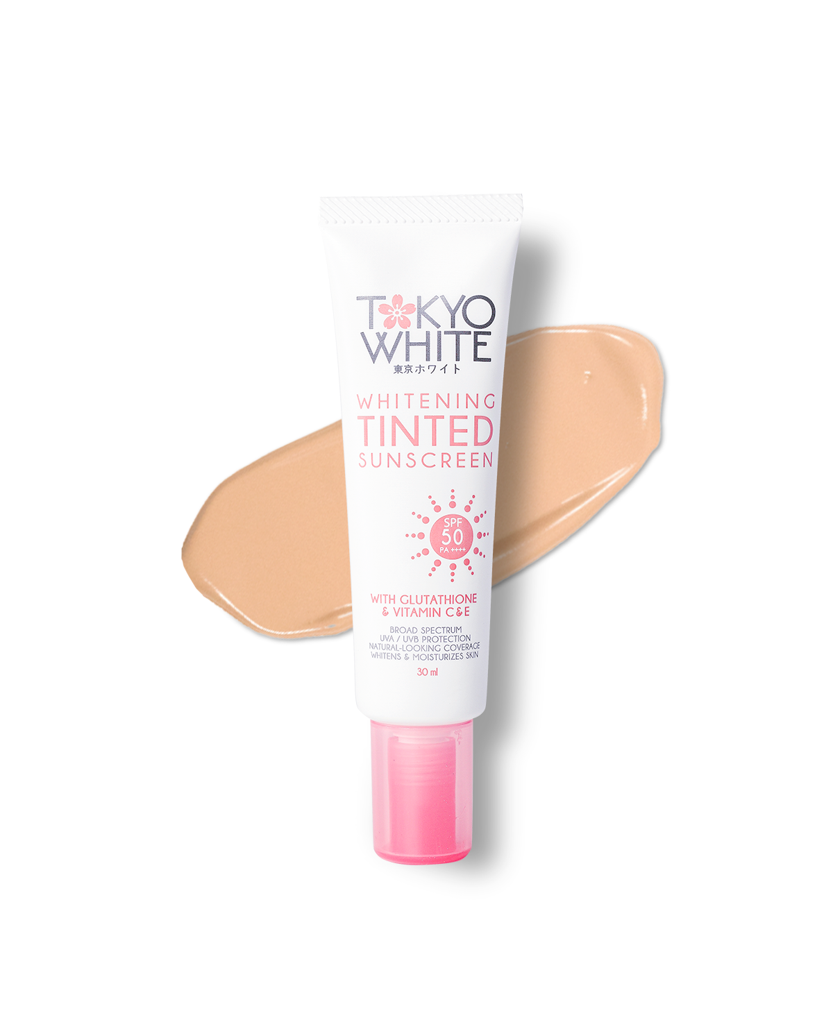 Tokyo White Whitening Tinted Sunscreen (30ml)